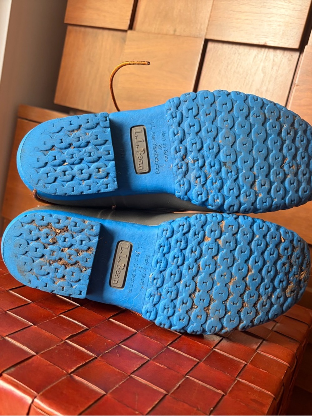 L.L. Bean Blue Rubber Sole Duck Boots - Picture 5 of 7
